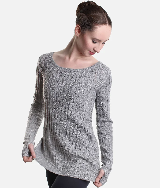 Amore Twist Back Dance Sweater - Z 1069 Sweater Knitwear Pullover