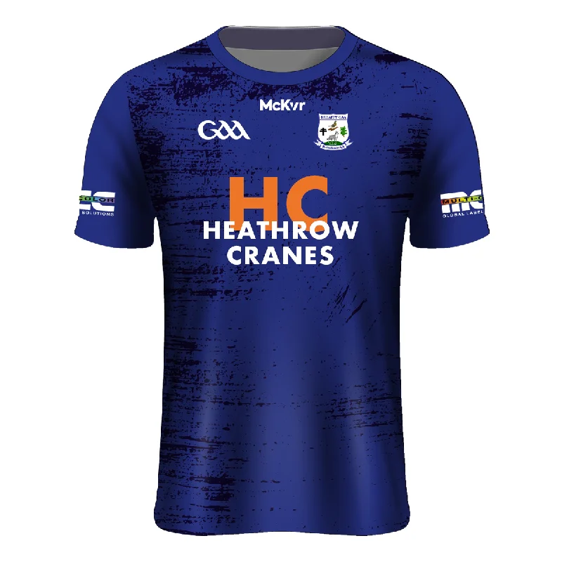 Mc Keever Breaffy GAA Official Training Jersey - Adult - Royal/White Festive Jersey Tee