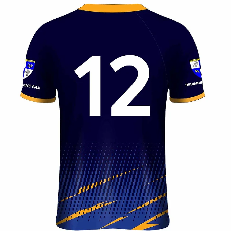 Mc Keever Dromina GAA Numbered Match Jersey - Adult - Navy Player Fit Winter Jersey Top Mc Keever Dromina GAA Numbered Match Jersey - Adult - Navy Player Fit Winter Jersey Top
