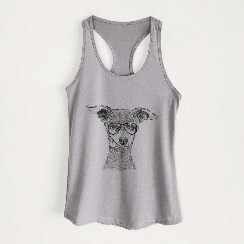 Bebe the Chihuahua - Women's Racerback Tanktop sequin tank top