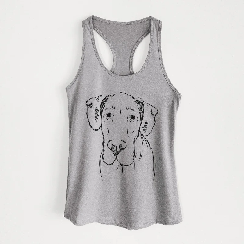 Titus the Great Dane - Women's Racerback Tanktop cute tank top