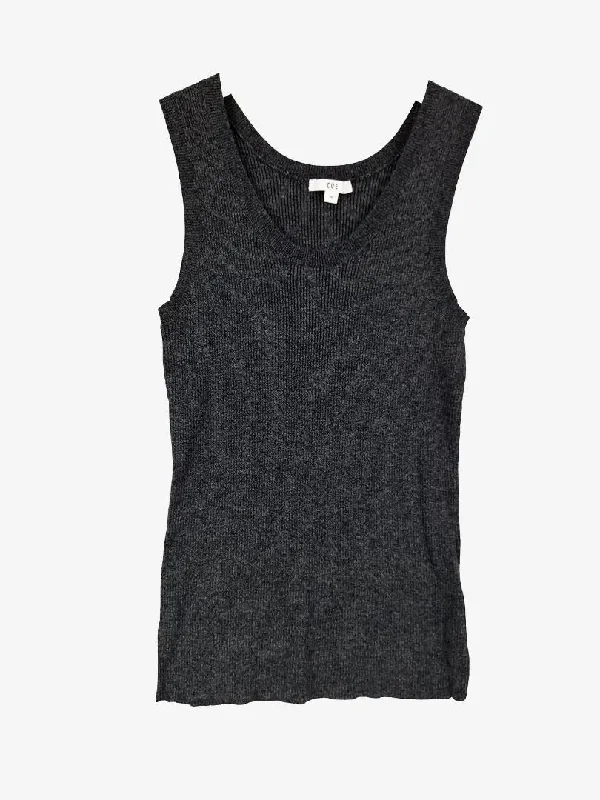 Cue Soft Knitted Tank Top Size M lime green tank