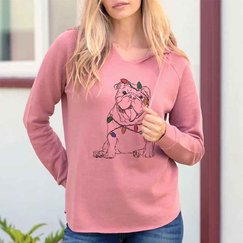Christmas Lights Tank the English Bulldog - Cali Wave Hooded Sweatshirt scoop neck tank