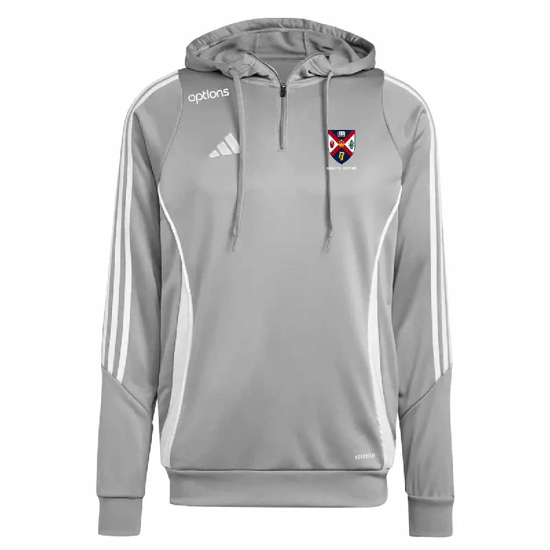 adidas Club Queens Rowing Tiro 24 Training Hoodie - Adult - Grey Hoodie with V-Neck Classic Versatile