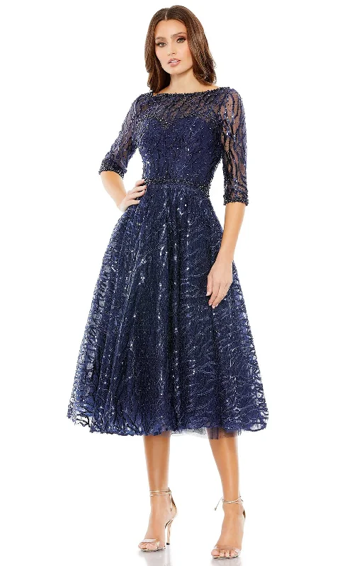 Mac Duggal A20252 - Embellished A-Line Cocktail Dress Tunics Cozy soft