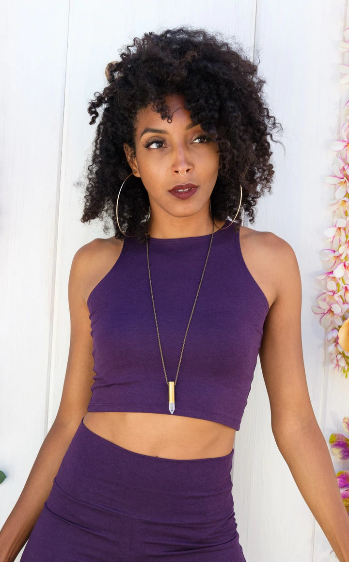 Warrior Within - Purple Bamboo Tank Top sexy tank top