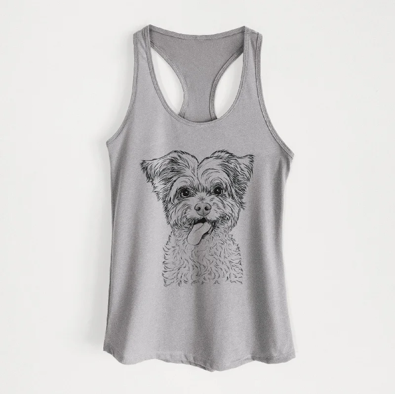Sweetie the Terrier Mix - Women's Racerback Tanktop soft pink tank