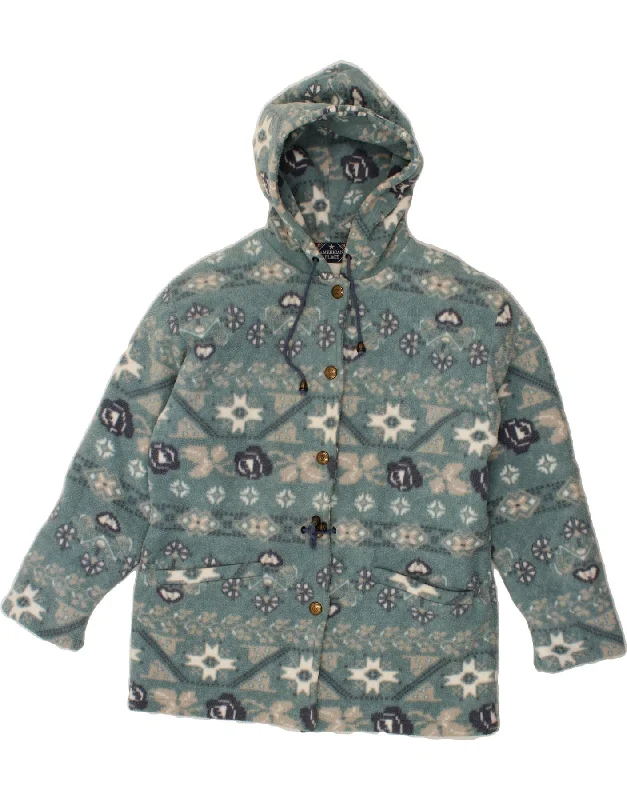 AMERICAN PLACE Womens Oversized Hooded Fleece Jacket UK 10 Small Blue Oversized Jacket Tailored Jacket Straight Jacket AMERICAN PLACE Womens Oversized Hooded Fleece Jacket UK 10 Small Blue Oversized Jacket Tailored Jacket Straight Jacket