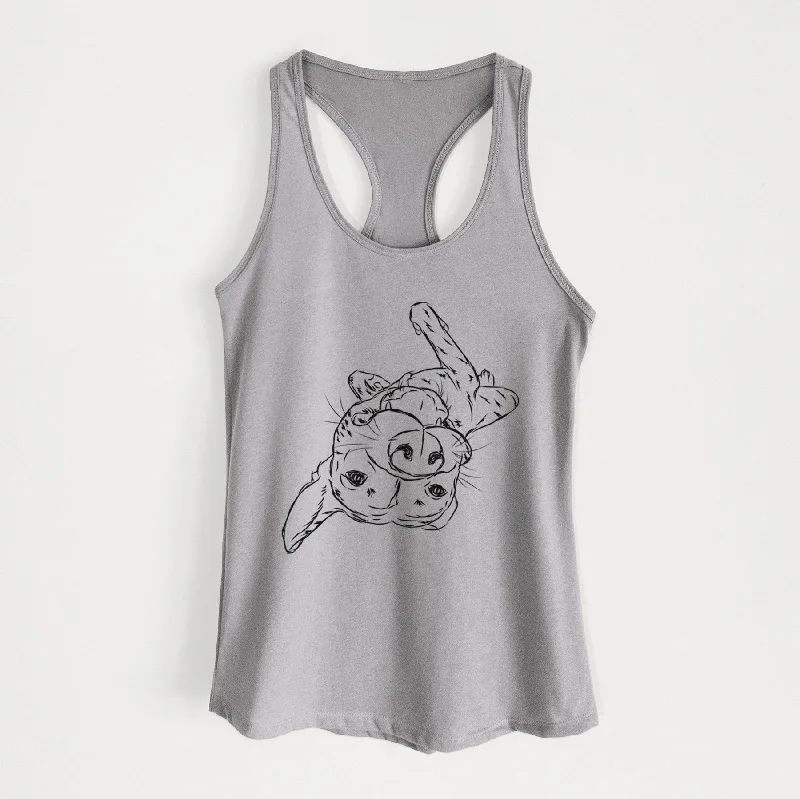 Goose the Mixed Breed - Women's Racerback Tanktop v-neck tank top
