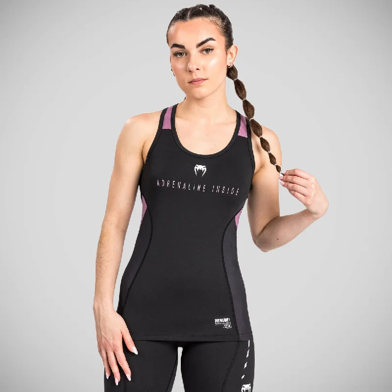 Venum Adrenaline Women's Dry Tech Tank Top Black/Purple gold tank top