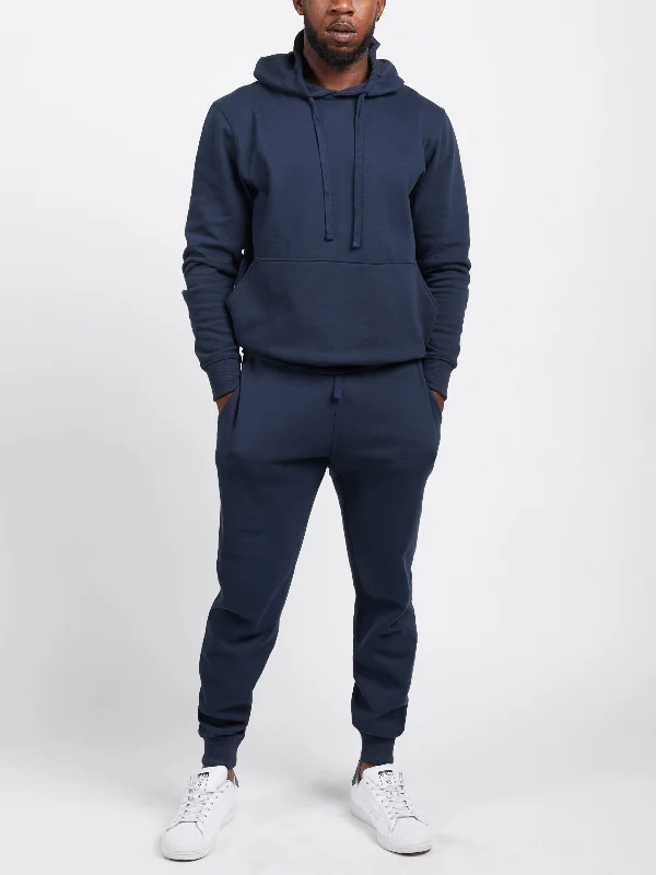 Recycled Pullover Hoodie Hoodie with Elastic Cuffs Stretchable Comfortable