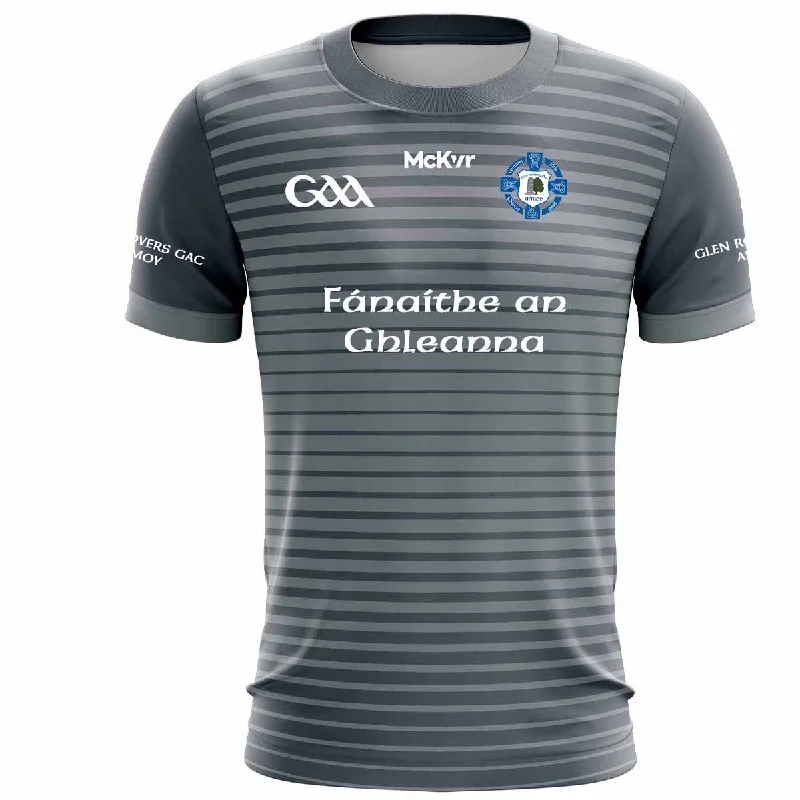 Mc Keever Glen Rovers Armoy Goalkeeper Jersey - Adult - Grey Silver Jersey Tee