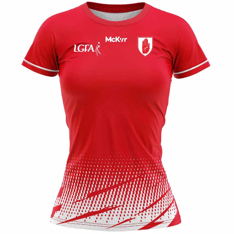 Mc Keever Kildallan LGFA Playing Jersey - Womens - Red/White Seasonal Jersey Tee