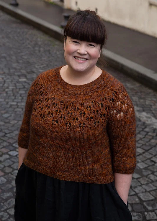 Love Note Sweater, Tin Can Knits. Print Knitting Pattern Seamless Knitted Crochet