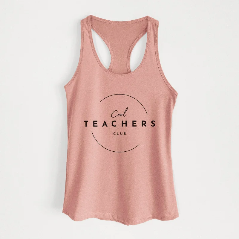 Cool Teachers Club - Women's Racerback Tanktop silver tank top
