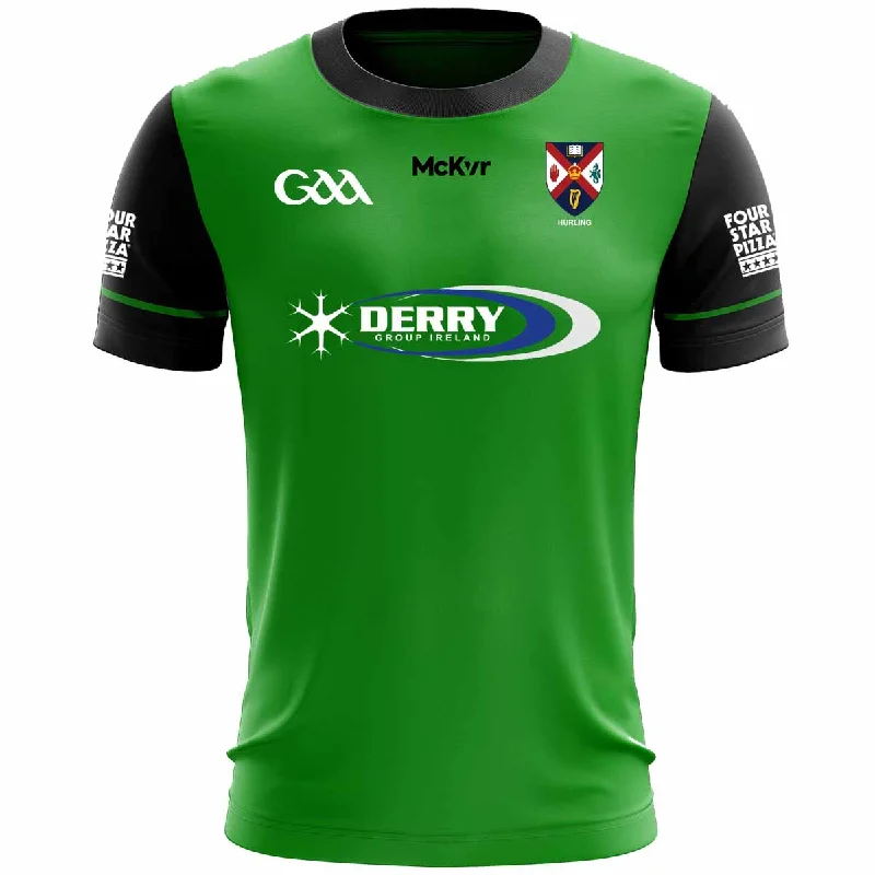 Mc Keever Queens GAA Official Hurling Away Goalkeeper Jersey - Adult - Green One Shoulder Jersey Shirt Mc Keever Queens GAA Official Hurling Away Goalkeeper Jersey - Adult - Green One Shoulder Jersey Shirt