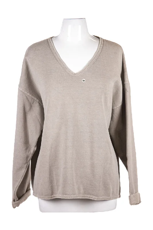 Vintage 1980s Moda International Sweatshirt Hoodie with Batwing Sleeves Loose Dramatic