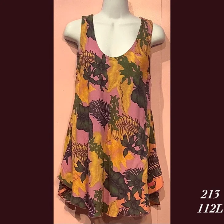 213 - 112L , Resort tank top with pockets beige tank top