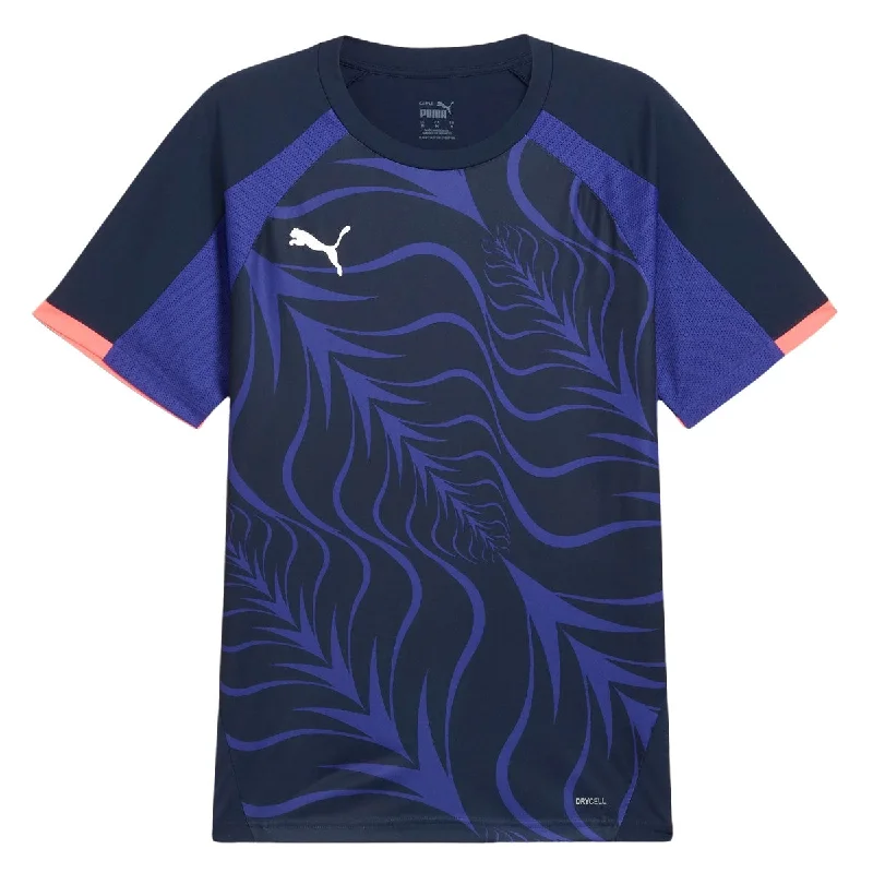 Puma IndividualLIGA Graphic Jersey - Mens - Club Navy Organic Jersey Tee