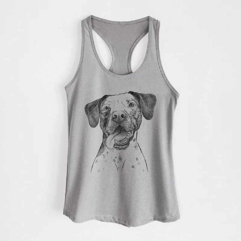 Cola the Catahoula - Women's Racerback Tanktop long tank top