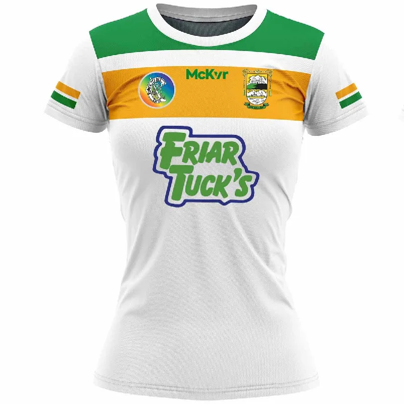 Mc Keever An Riocht Camogie Playing Jersey - Womens - White Designer Jersey Tee