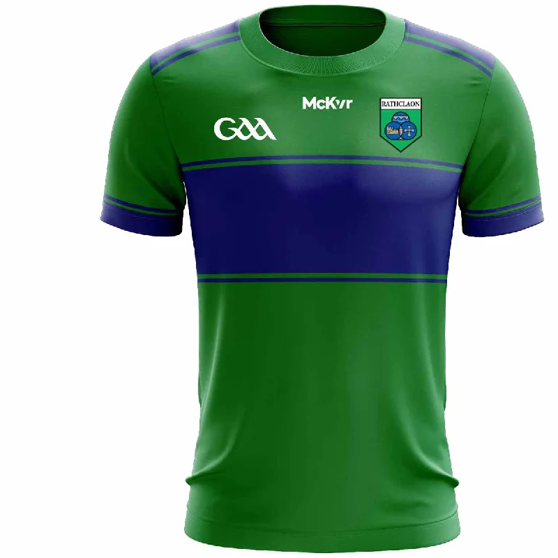 Mc Keever Rathcline GAA Playing Jersey - Womens - Green Minimalist Jersey Tee