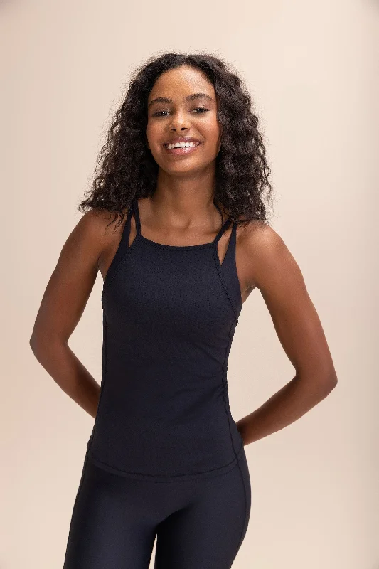 Skin Tank Top charcoal tank top