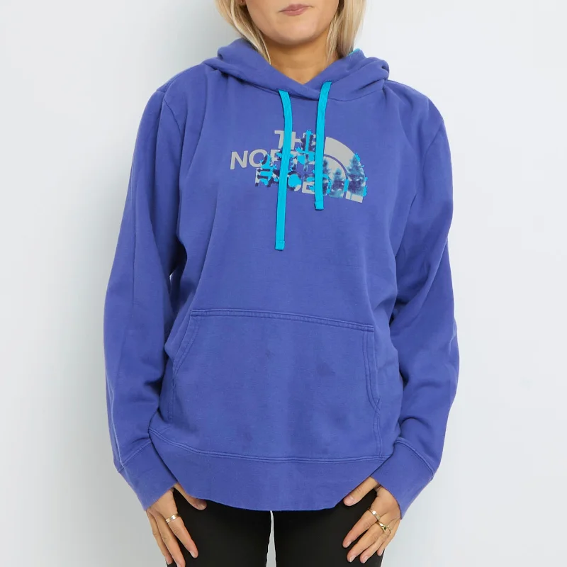 The North Face Hooded Sweater - UK 14 Rayon Fabric Velvet Fabric Corduroy Fabric