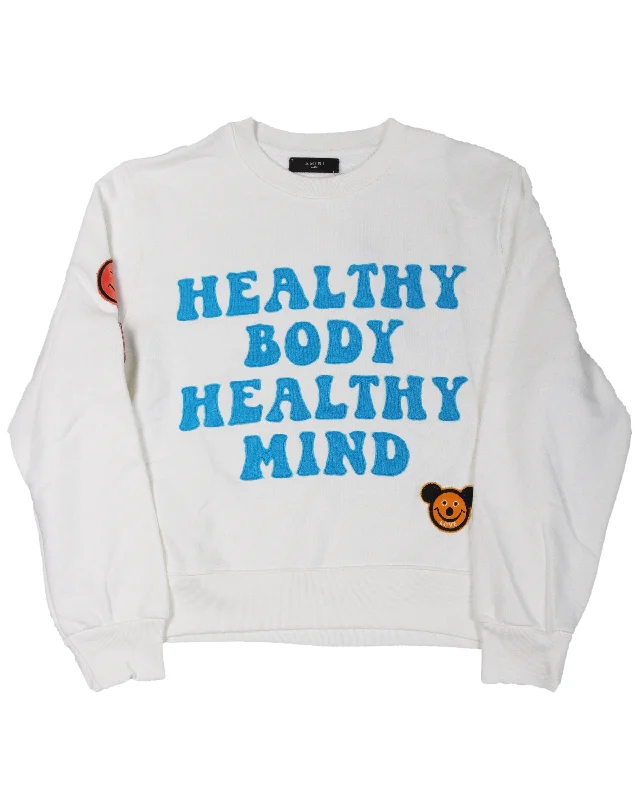 A Love Movement Healthy Body Cotton Sweatshirt Cotton Hoodie Fleece Lining Warmth