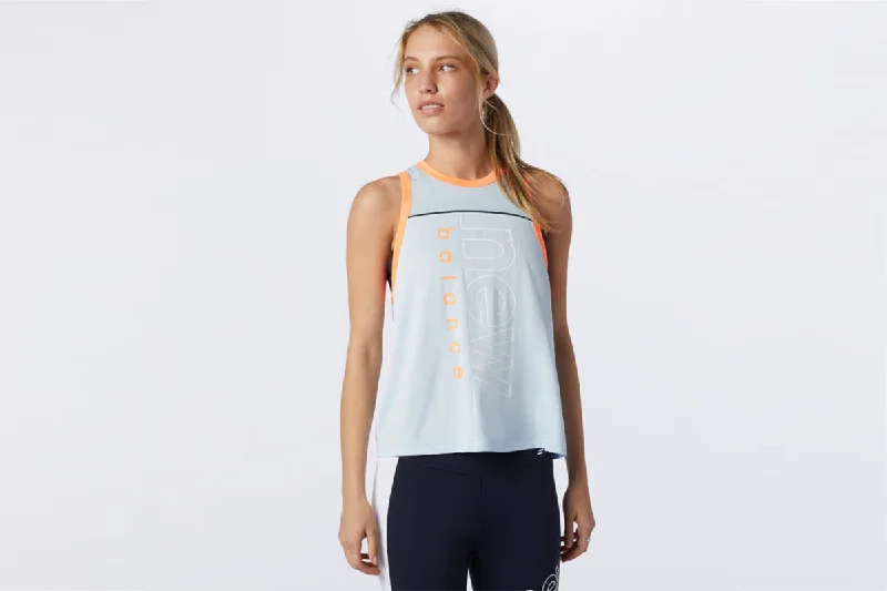 Women's New Balance Fast Flight Tank WT11239-UV1 spandex blend tank