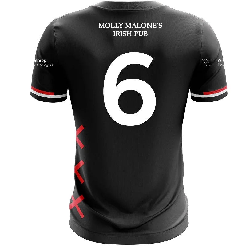 Mc Keever Amsterdam GAC Numbered Playing Jersey - Adult - Black Minimalist Jersey Tee