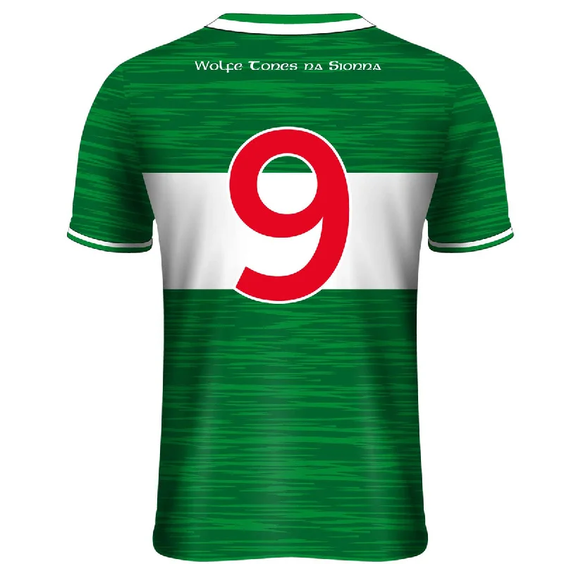 Mc Keever Wolfe Tones Na Sionna - Clare Numbered Home Jersey - Adult - Green Player Fit Exclusive Jersey Tee Mc Keever Wolfe Tones Na Sionna - Clare Numbered Home Jersey - Adult - Green Player Fit Exclusive Jersey Tee