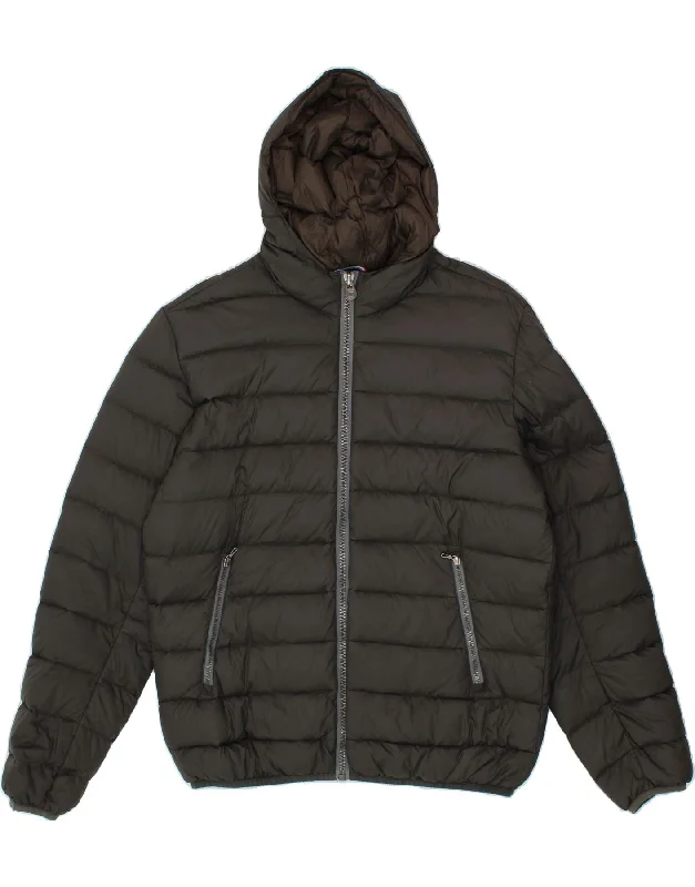 COLMAR Womens Hooded Padded Jacket IT 52 2XL Grey Anorak Shell Jacket Lightweight Jacket COLMAR Womens Hooded Padded Jacket IT 52 2XL Grey Anorak Shell Jacket Lightweight Jacket