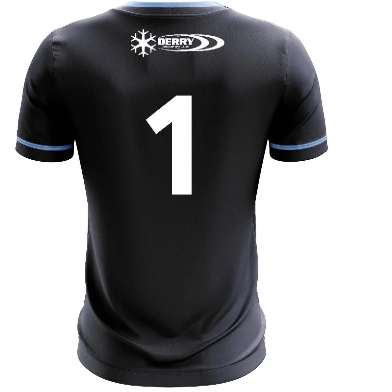 Mc Keever Ballyhegan Davitts LGFA Numbered Goalkeeper Jersey - Womens - Navy Cream Jersey Tee Mc Keever Ballyhegan Davitts LGFA Numbered Goalkeeper Jersey - Womens - Navy Cream Jersey Tee