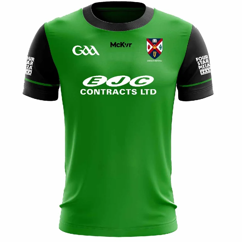 Mc Keever Queens GAA Official Gaelic Football Away Goalkeeper Jersey - Adult - Green Warm Jersey Shirt Mc Keever Queens GAA Official Gaelic Football Away Goalkeeper Jersey - Adult - Green Warm Jersey Shirt