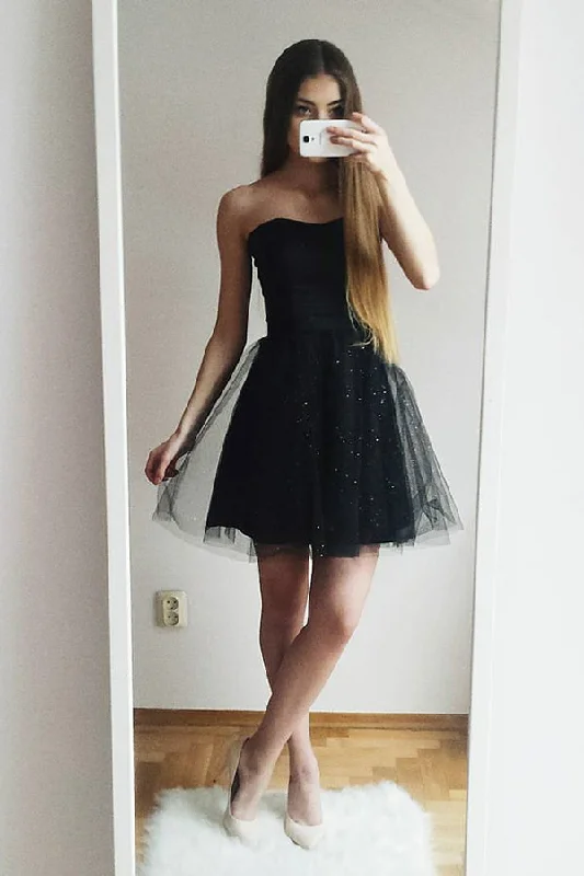 Elegant Sleeveless A-line With Sequins Homecoming Dresses Casual Short Summer