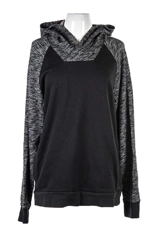 Express Sweatshirt Hoodie with Hem Detail Decorative Unique
