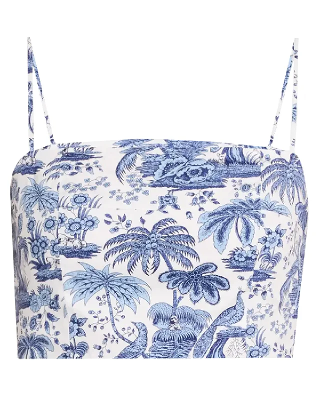 Blue Toile Federico Tank crossback tank top