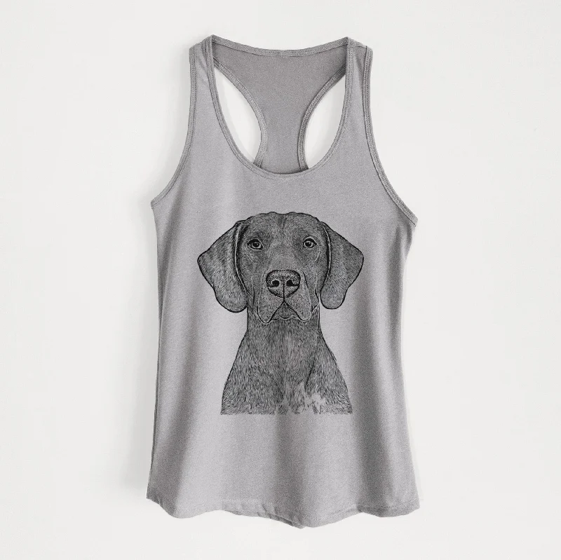 Lucifer the German Shorthaired Pointer - Women's Racerback Tanktop casual tank top