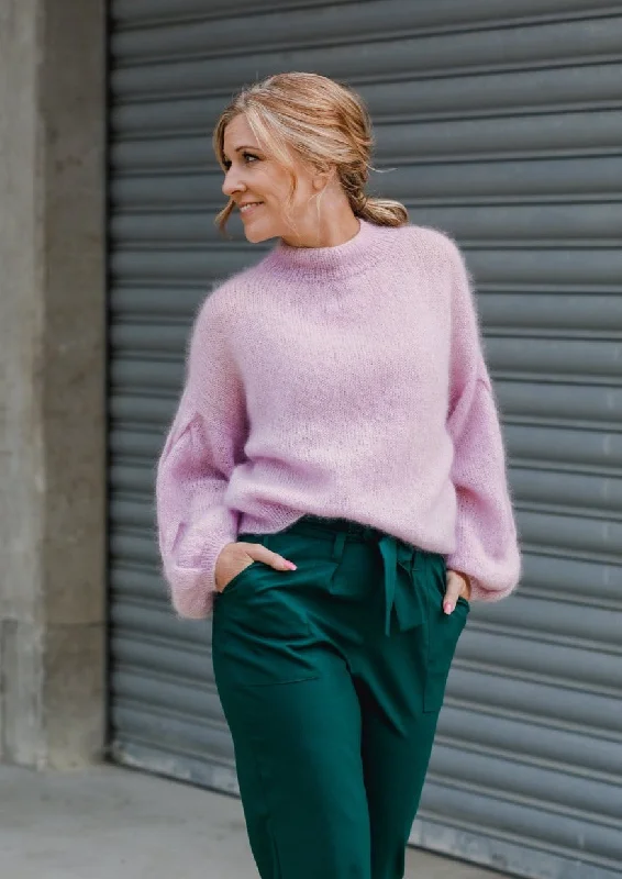 Plait Sleeve Sweater, Purl Foundry. Print Knitting Pattern Wool Sweater Cotton Sweater Cashmere Sweater