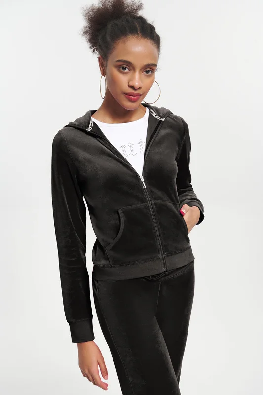 Classic Cotton Velour Hoodie Hoodie with Earth Tones Natural Calm