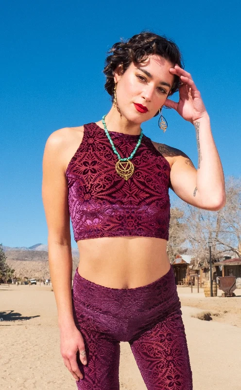 Burnout Velvet Tank Top - 3 Colors glitter tank top