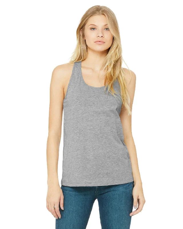 Bella + Canvas B6008 Ladies' Jersey Racerback Tank cropped tank top