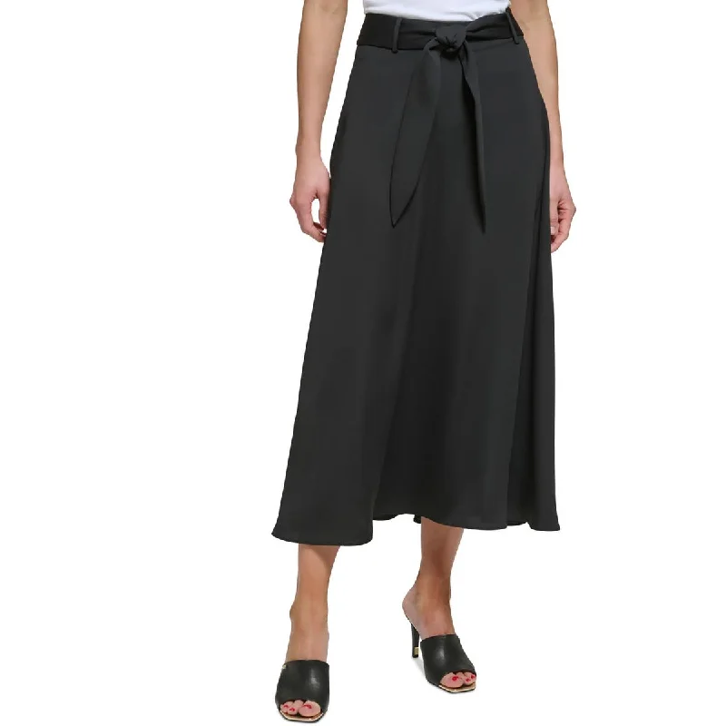 DKNY Womens Petites Office Work Wear Midi Skirt summer skirt style