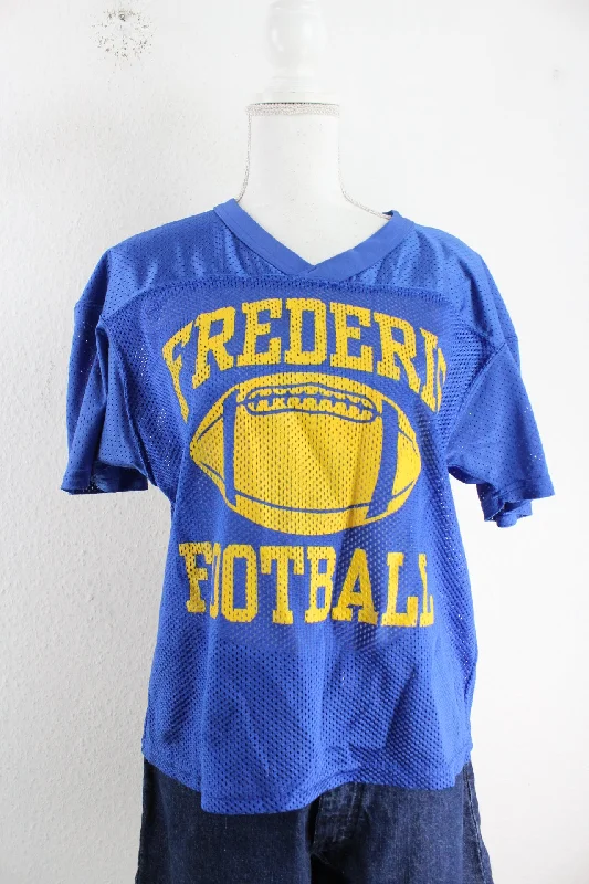 Vintage Football Jersey (L) Patterned Jersey Tee