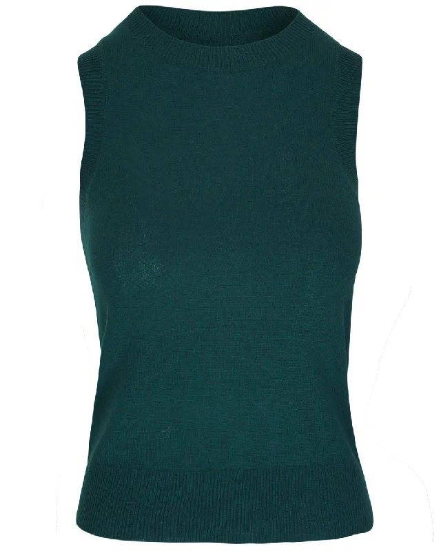 Pine Cashmere Jerrel Tank high neck tank