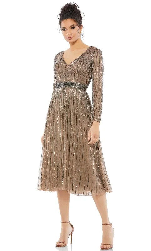 Mac Duggal 5528 - Sequin Dress Tunics Solid Classic
