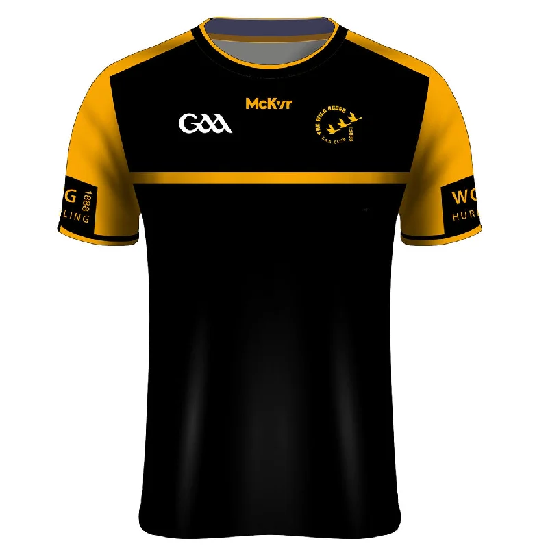 Mc Keever Wild Geese GAA Match Jersey - Womens - Black/Amber Maximalist Jersey Tee