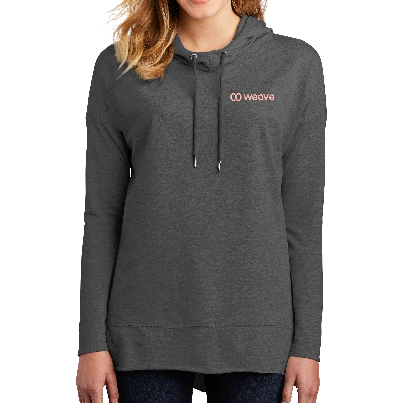 District ® Women’s Featherweight French Terry ™ Hoodie Hoodie with Back Slit Movement Comfort