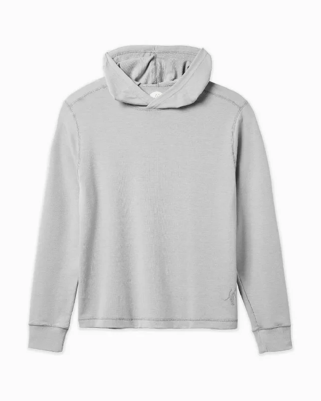 Toes On The Nose Schooner Hoodie | Women's (Sea Silk) in Oyster Hoodie with Tie-Dye Psychedelic Retro